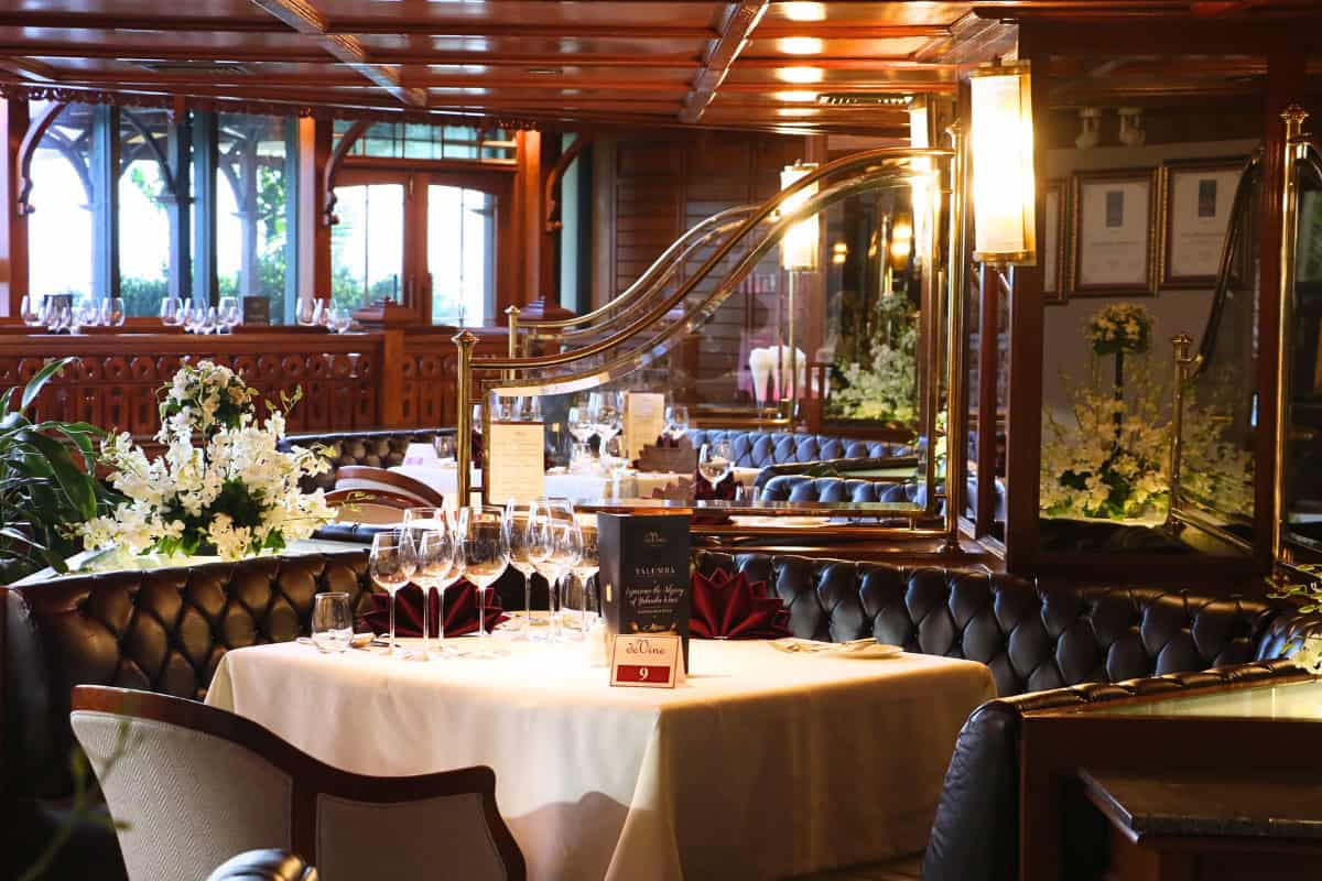 interior of the royal grill room
