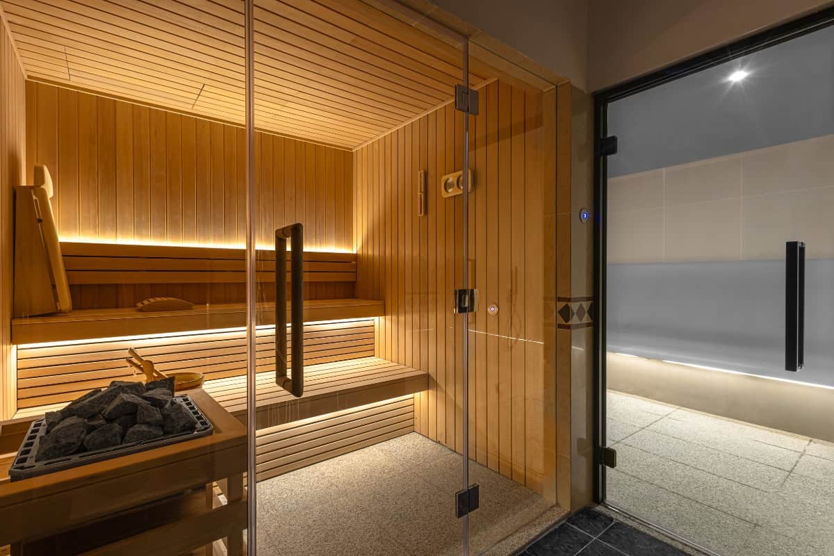 state-of-the-art sauna at our 5-star hotel in pattaya