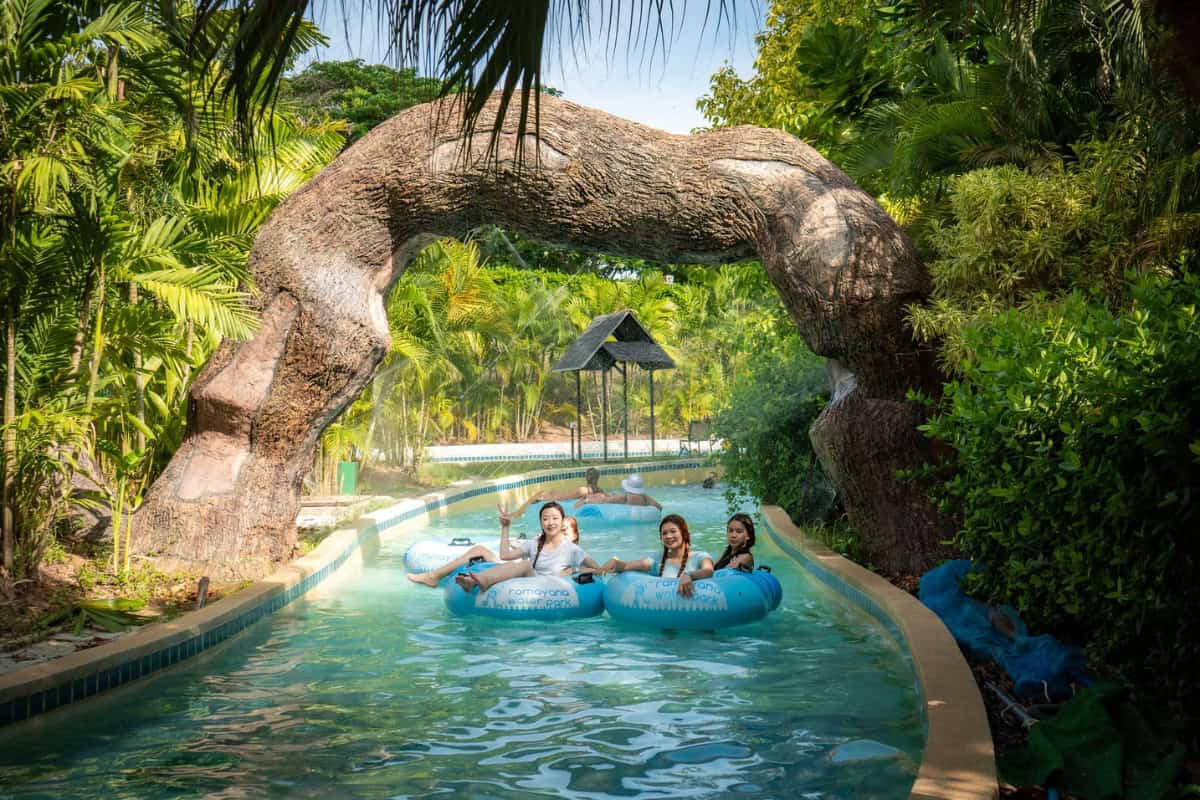 lazy river at ramayana water park
