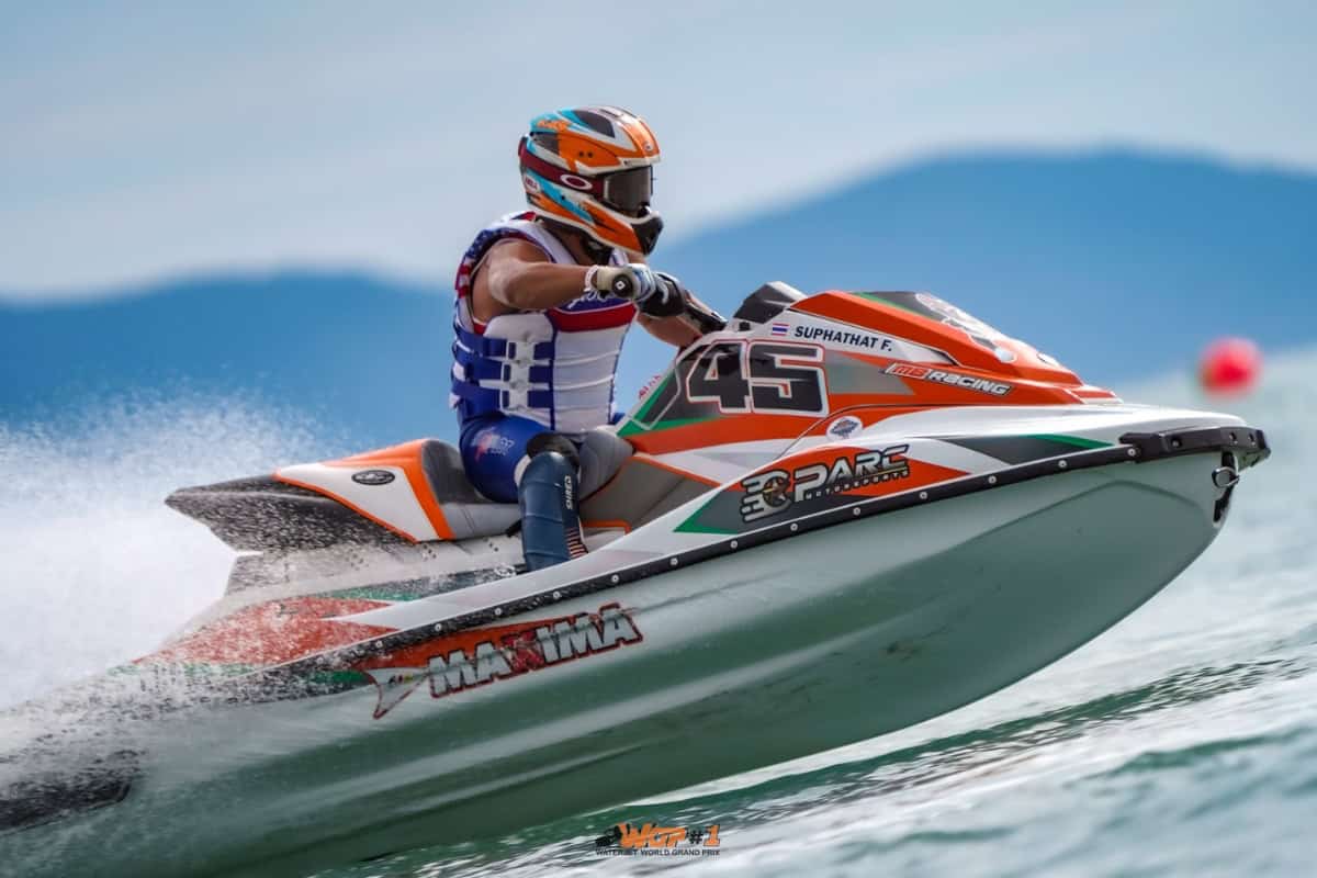 นักกีฬาเจ็ตสกีร่วมแข่งขันในงานเจ็ตสกีเวิลด์คัพ 2025