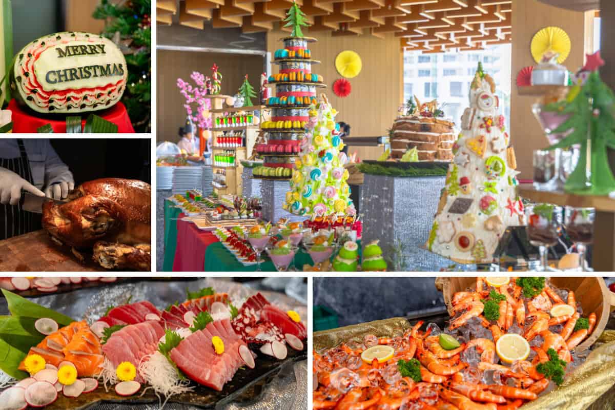 christmas lunch buffet in pattaya at royal cliff