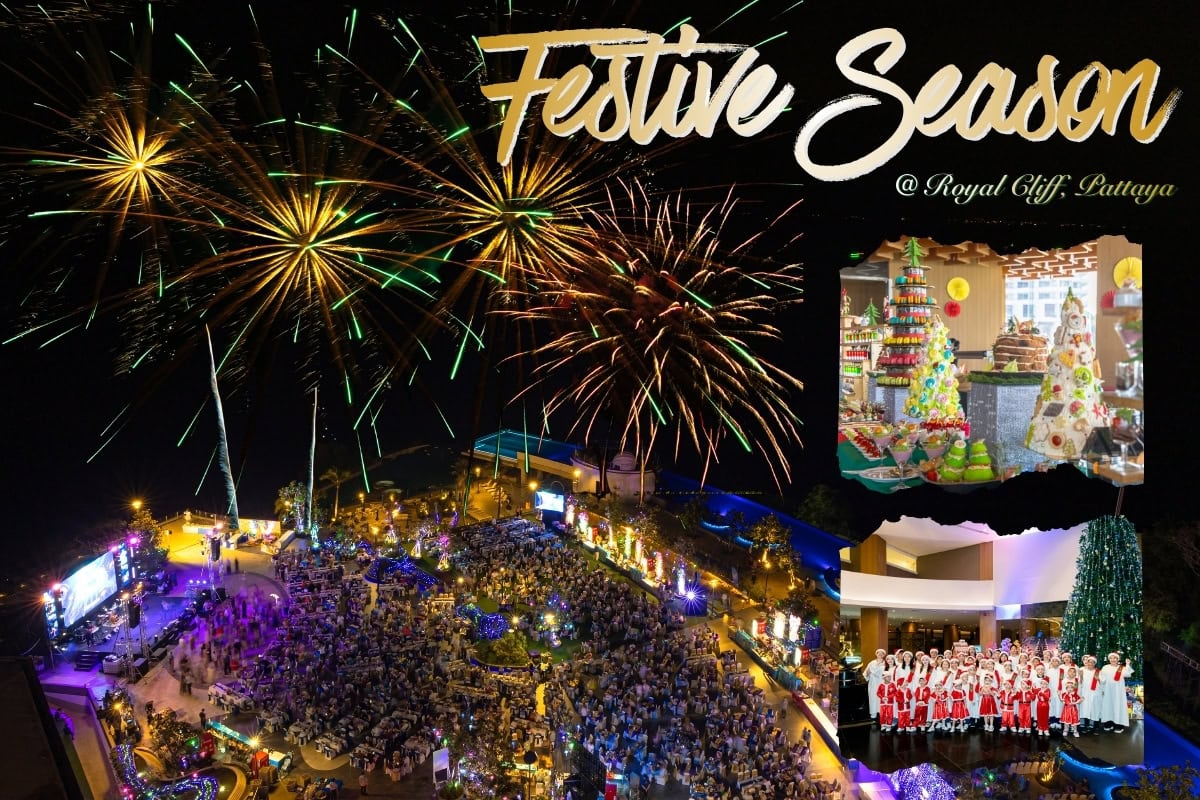 festive dining in pattaya at the royal cliff hotels