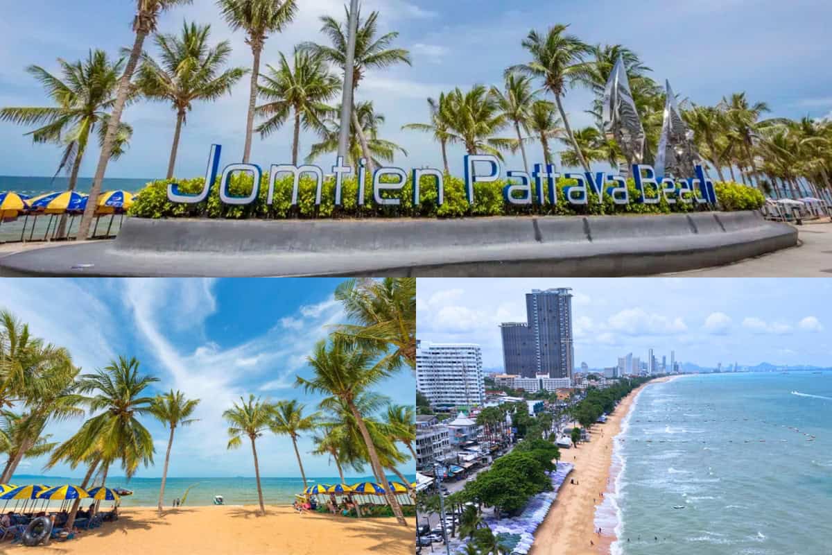 signage for jomtien pattaya beach