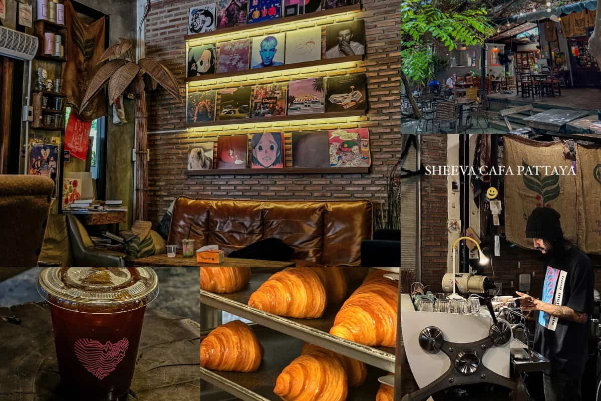 indie alternative interior of sheeva cafe in pattaya