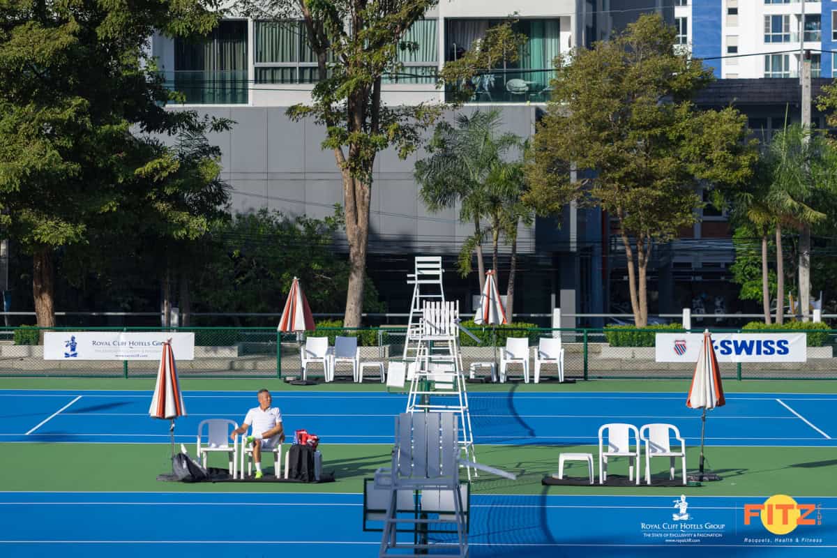 FITZ Club tennis courts prepared for ITF tournaments