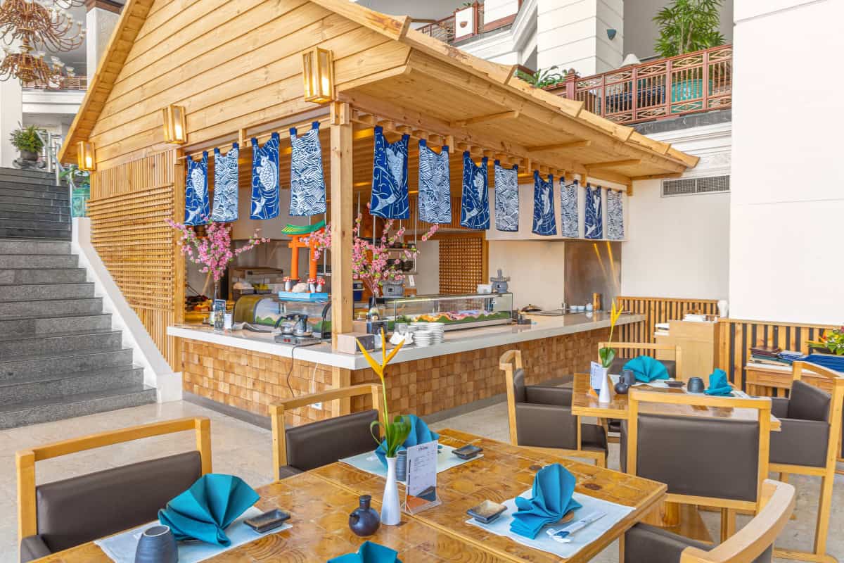 chamu japanese restaurant at royal cliff grand hotel