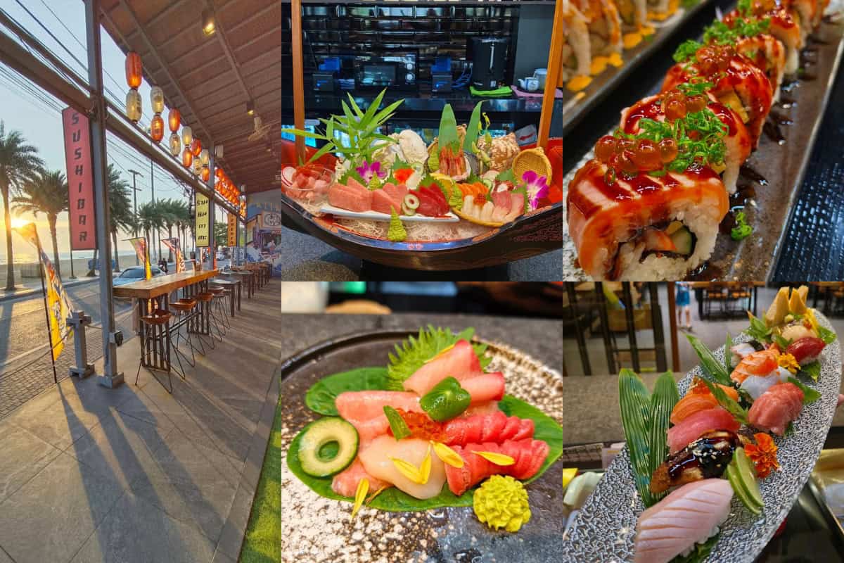 shintake japanese restaurant by the beach in pattaya