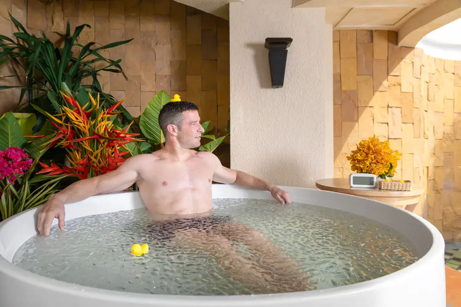 Ice bath @ Royal Cliff Grand Hotel